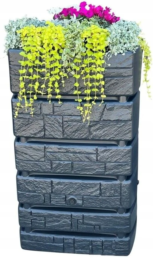 Резервуар для дощової води 500 л HDPE світло-сірий 775х583х1300 мм