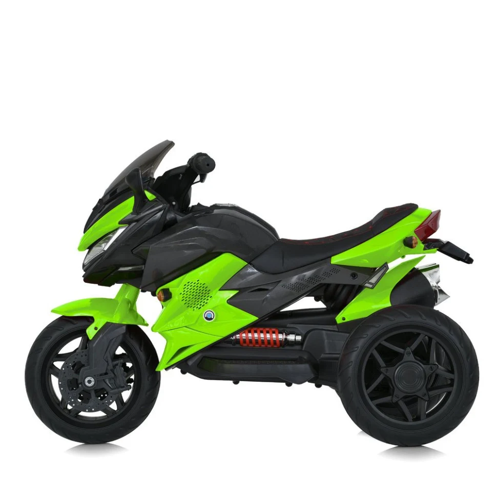 Дитячий електромотоцикл Bambi Racer M 4274ELR 108x57x76 см екокожа до 30 кг