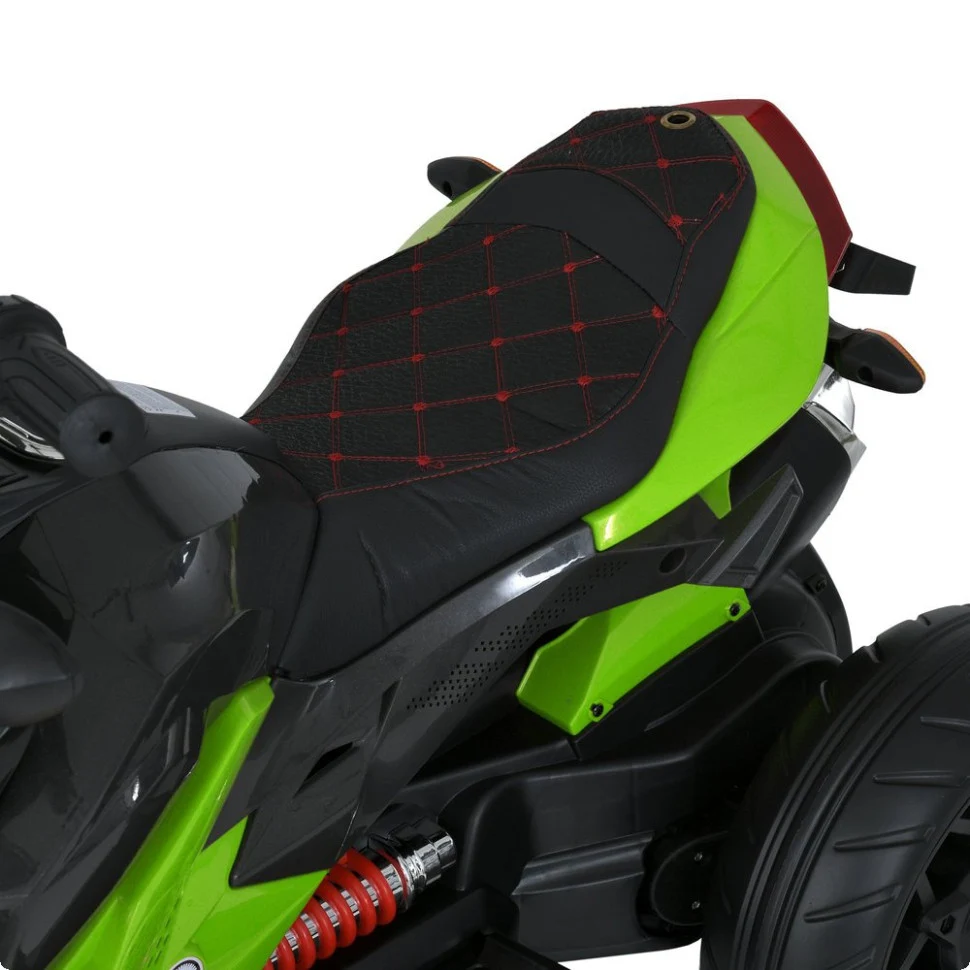 Дитячий електромотоцикл Bambi Racer M 4274ELR 108x57x76 см екокожа до 30 кг