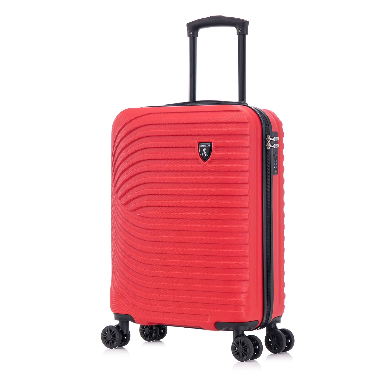Валіза Semi Line 20" (S) Червоний ABS-пластик 41 л