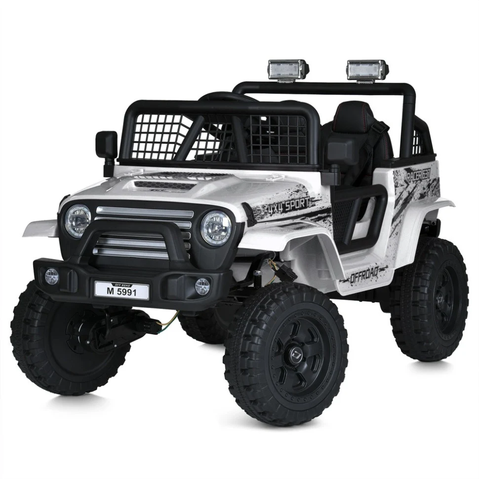 Детский электромобиль Джип M 5991EBLR-1 24V 116x74x67 см пластик екокожа
