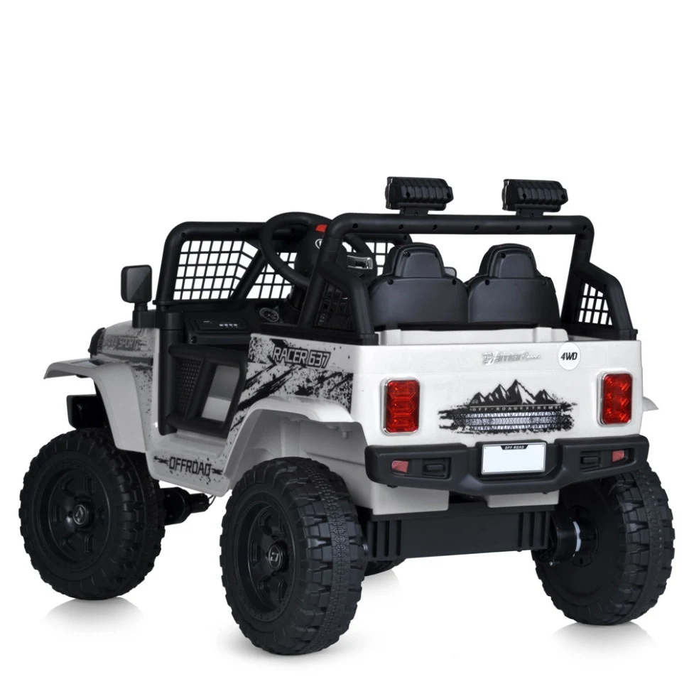 Детский электромобиль Джип M 5991EBLR-1 24V 116x74x67 см пластик екокожа