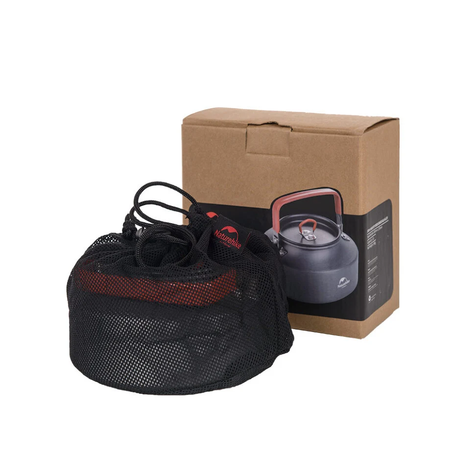 Чайник Naturehike NH17C020-H 1,1 л алюмінієвий сірий Φ15х8 см