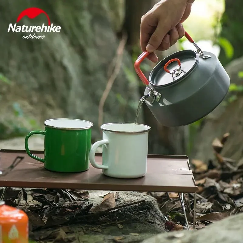 Чайник Naturehike NH17C020-H 1,1 л алюмінієвий сірий Φ15х8 см