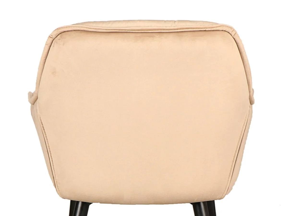 Барний стілець CHERRY H-2 VELVET 88х56х40 см оксамит бежевий чорний каркас