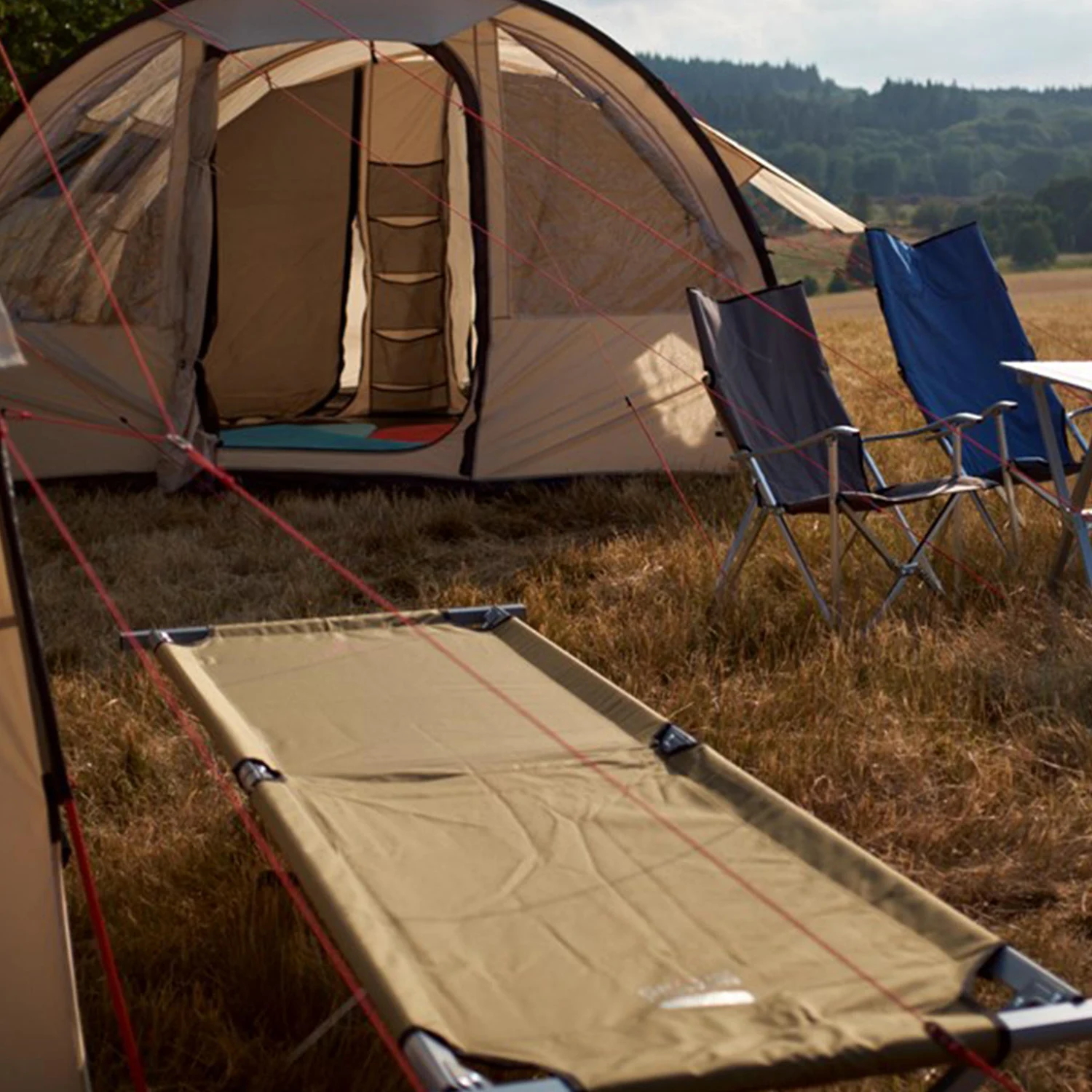 Розкладне ліжко Grand Canyon Topaz L 210х62 см алюміній Falcon сірий