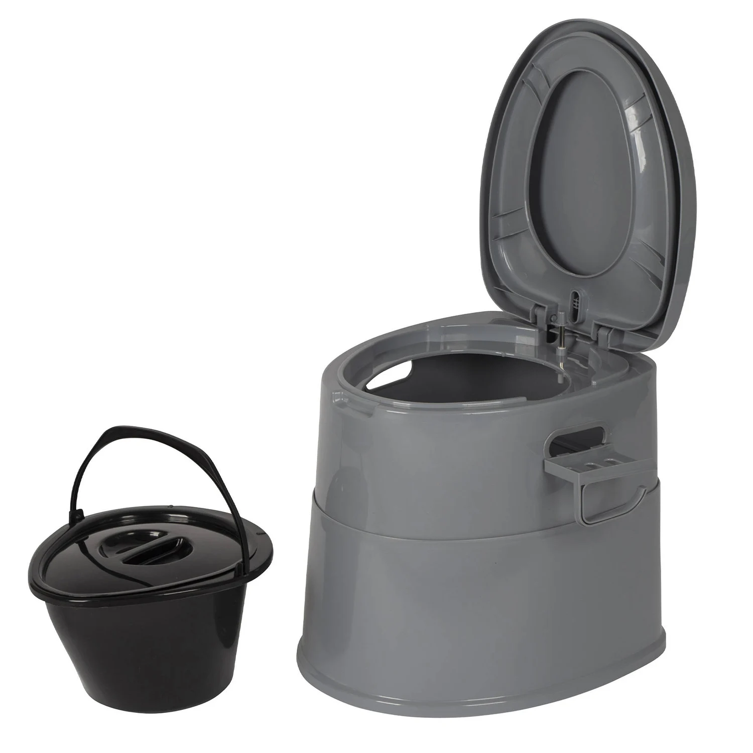 Біотуалет Portable Toilet Comfort 7 л поліетилен 45х33х37 см сірий