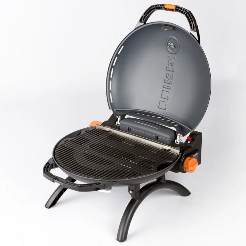 Портативний газовий гриль O-Grill 600T 58,5х21,5х56,7 см металевий кремовий