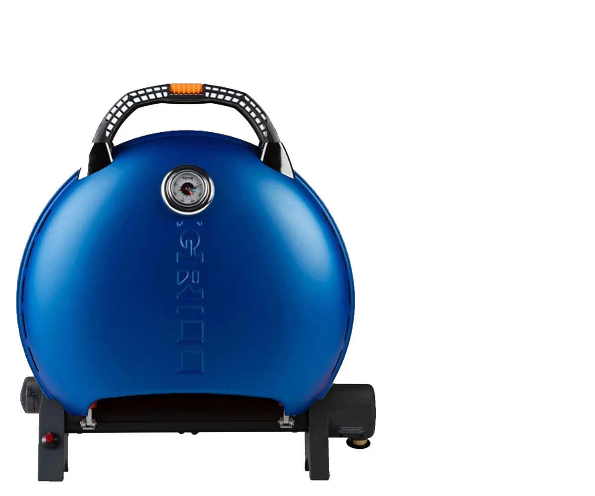 Портативний газовий гриль O-Grill 600T 58,5х21,5х56,7 см металевий синій