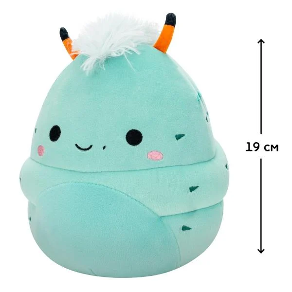 М'яка іграшка гусениця Squishmallows Ольті 19 см плюш різнобарвний