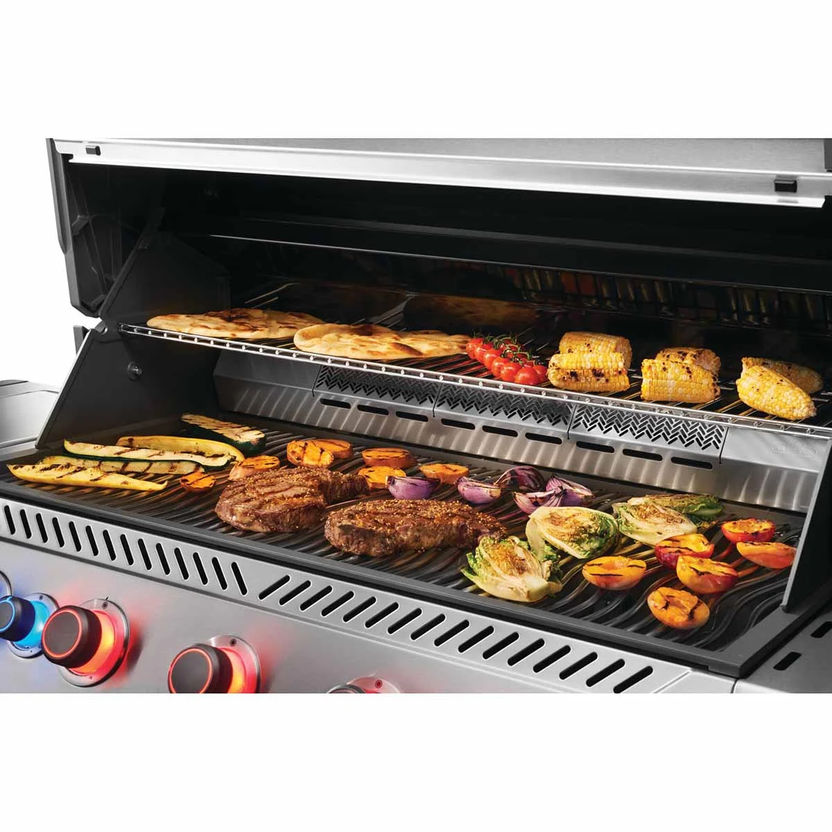Газовий гриль Napoleon Prestige P 650 з бічною конфоркою Sizzle Zone нержавіюча сталь 188х67х130 см