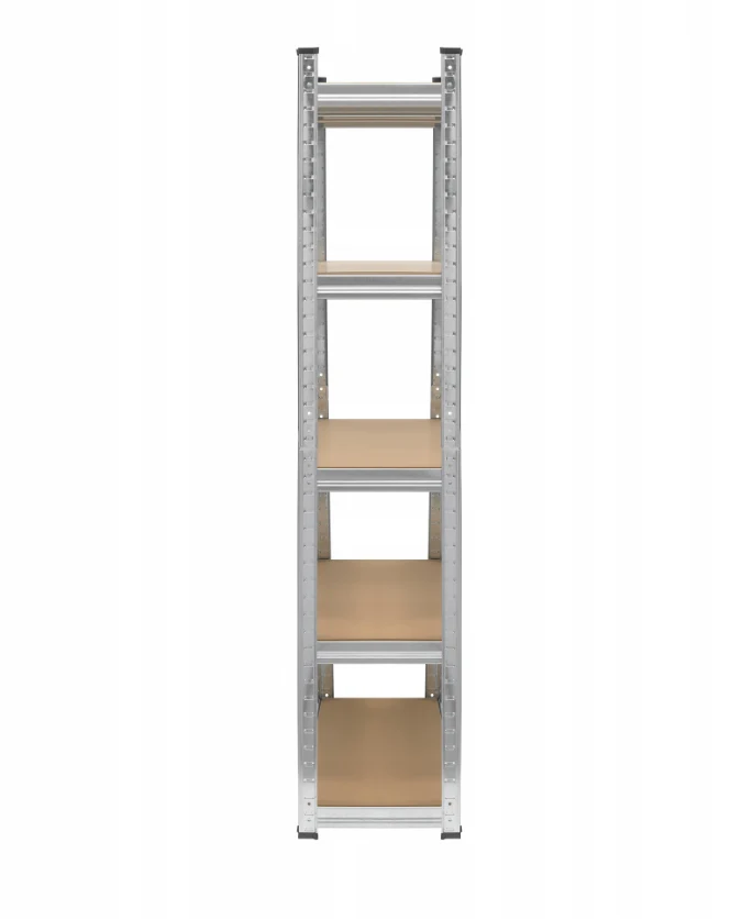 Стеллаж металевий LEOBRO LB-R116 150х70х30 см 5 полиць 175 кг/полка чорний