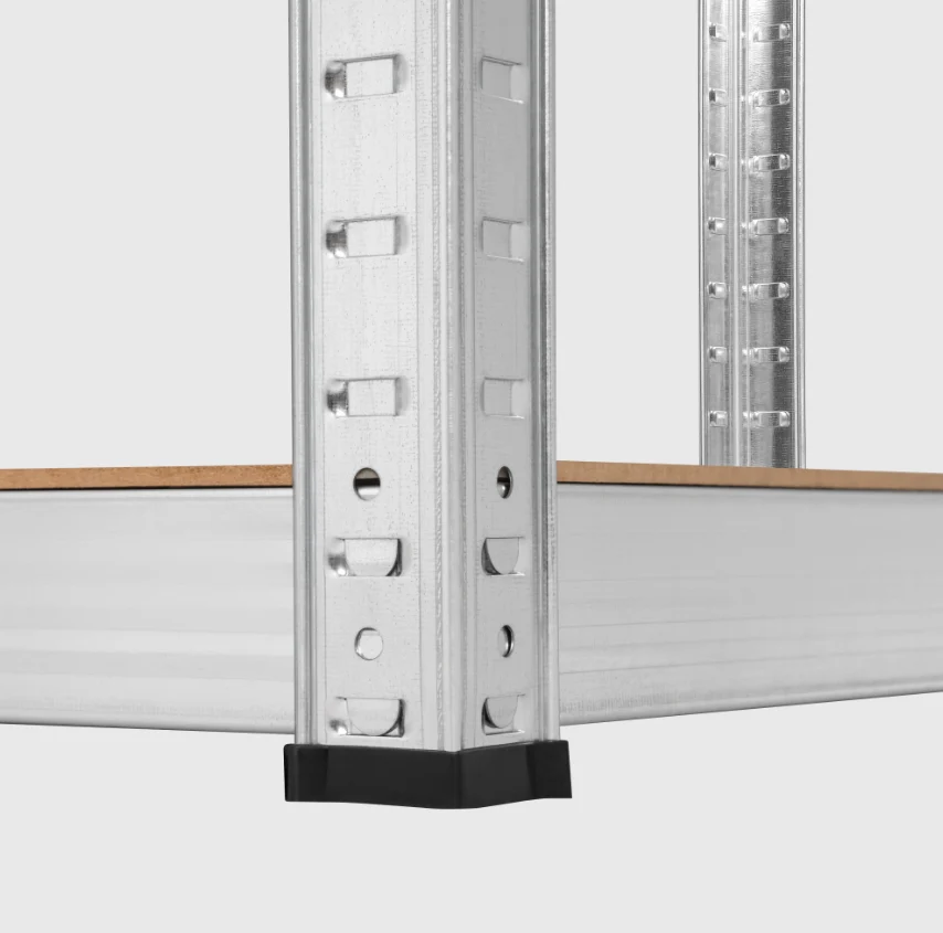 Стеллаж металевий LEOBRO LB-R116 150х70х30 см 5 полиць 175 кг/полка чорний