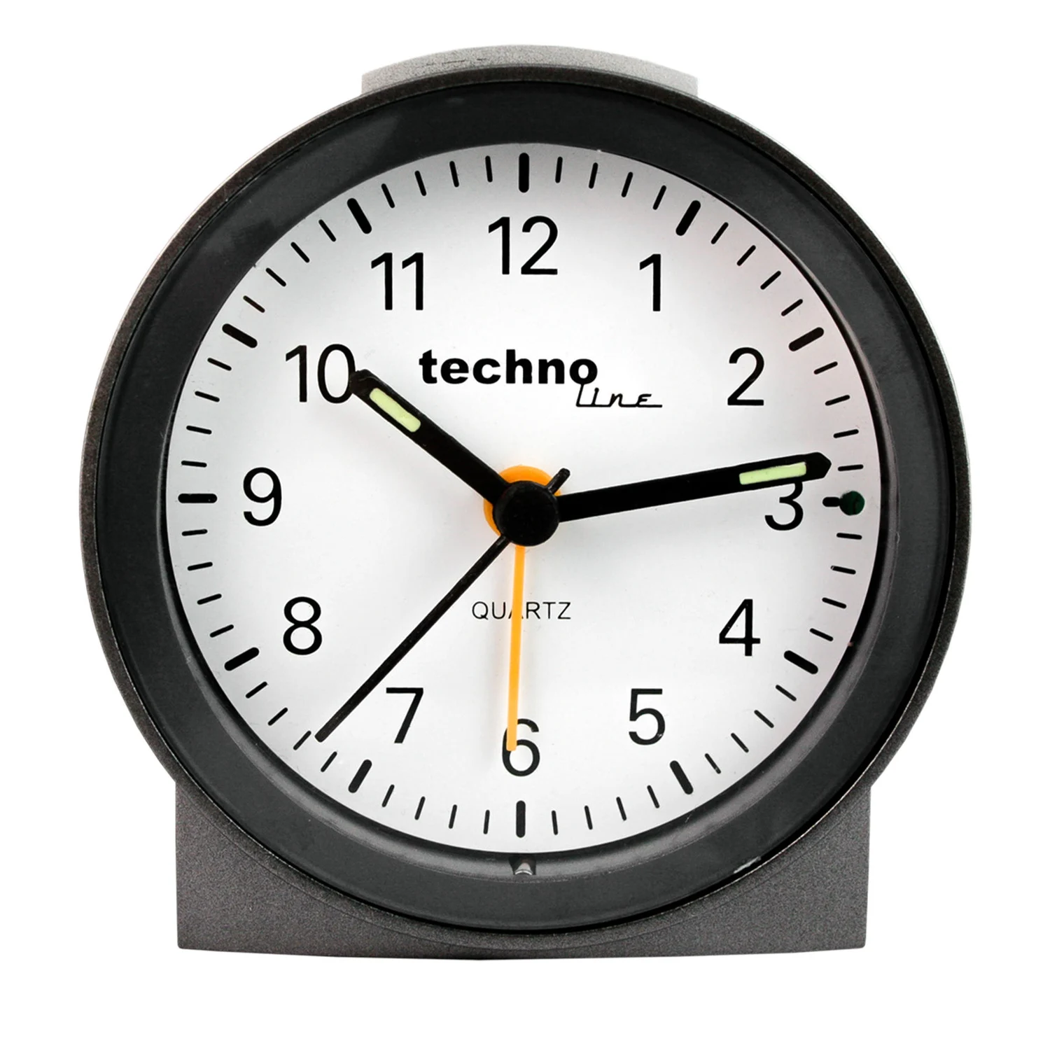 Настільні годинники Technoline Модель G кварцові безшумні 87х85х30 мм пластик чорний