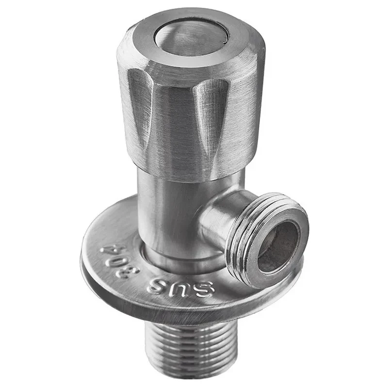 Кран Zerix VAL-04-1/2x1/2 для сантехніки нержавіюча сталь SUS304 1/2" сріблястий