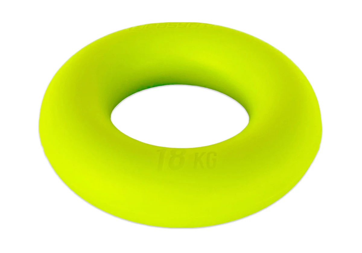 Еспандер кистьовий EasyFit Ring 18 кг силіконовий 9 см зелений