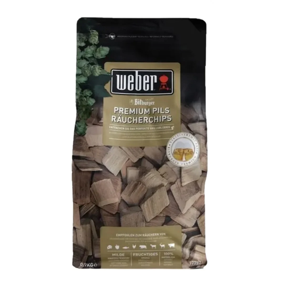 Тріска для копчення Weber 17782 100% натуральна бук 17х32,5х12 см