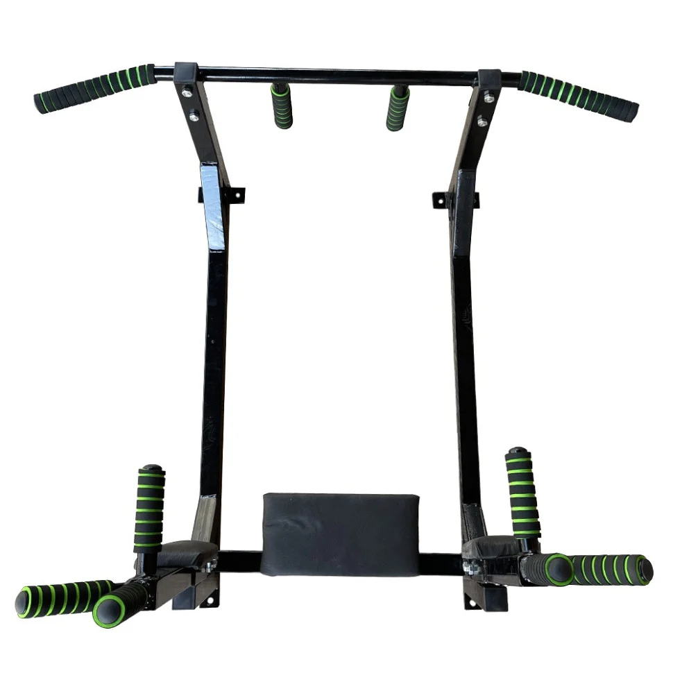 Тренажёр турник с поднимающимися брусьями 4 в 1 Iron Pro NE-TR-5B сталь 110х49х27 см чёрный