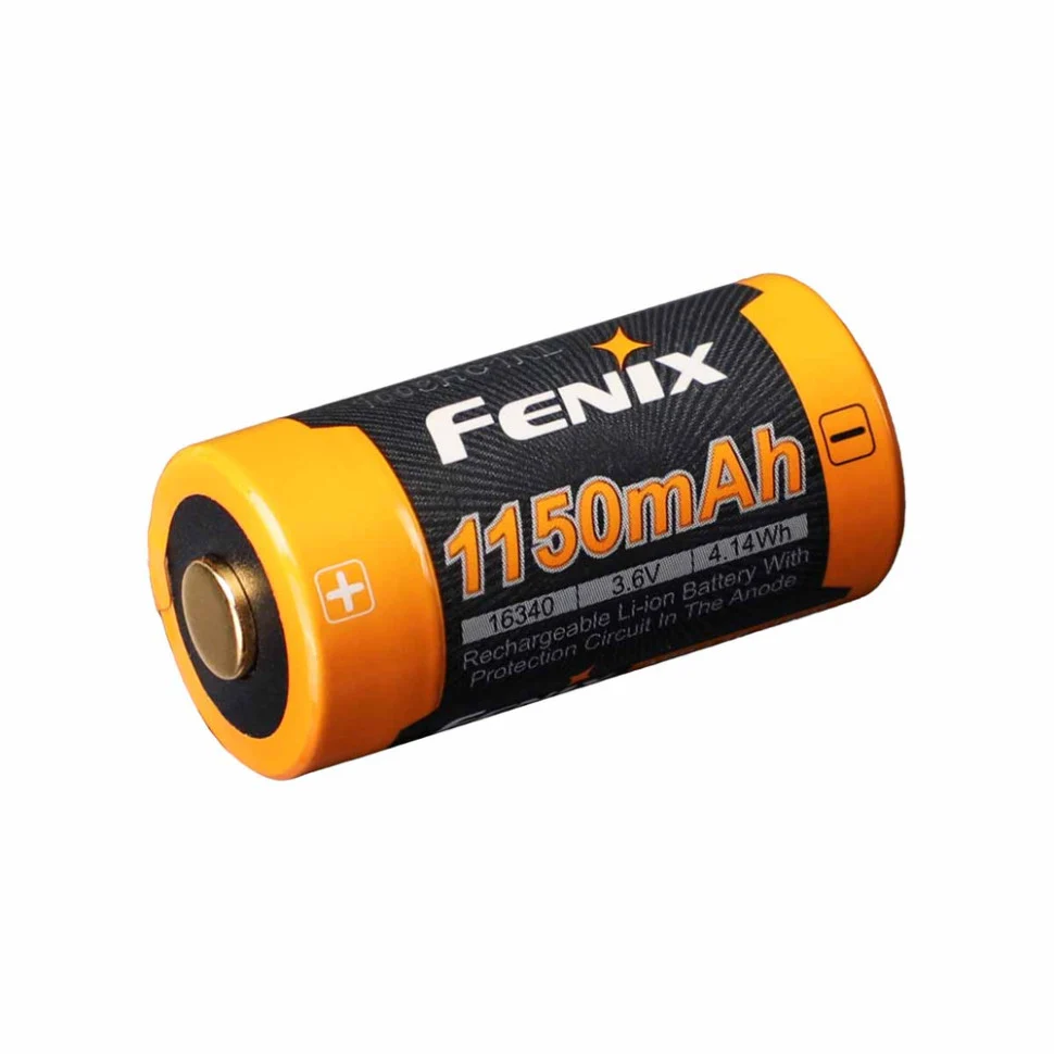 Акумулятор 16340 Fenix ARB-L16-1150P 1150 мАг Li-ion 34,5х16,75 мм 25 г