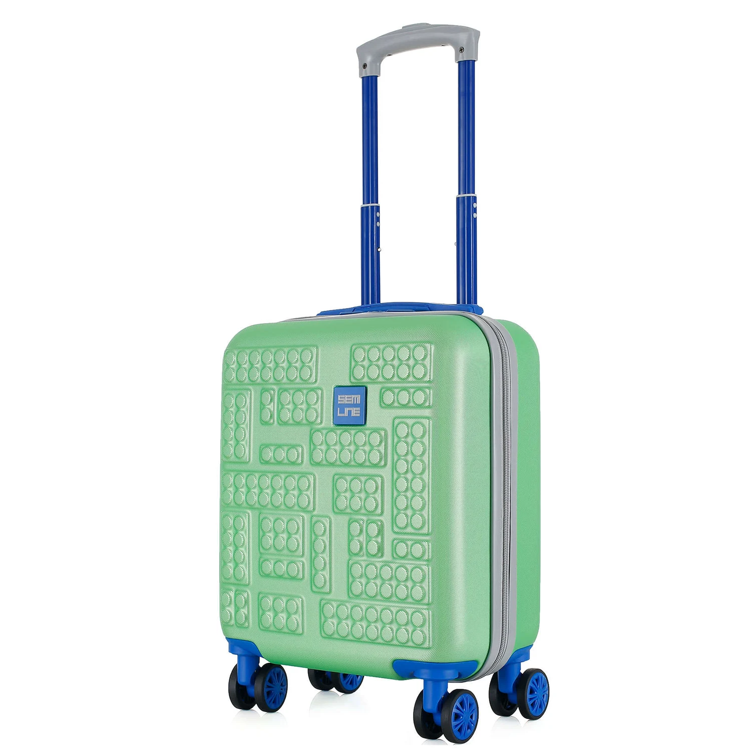 Дитячий чемодан Semi Line T5890-1 34 л ABS-пластик 16" Зелений/Синій