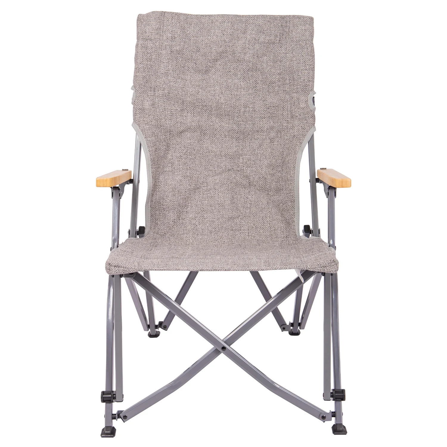 Крісло розкладне Bo-Camp Chelsea Grey 92х20х15 см алюміній сіре