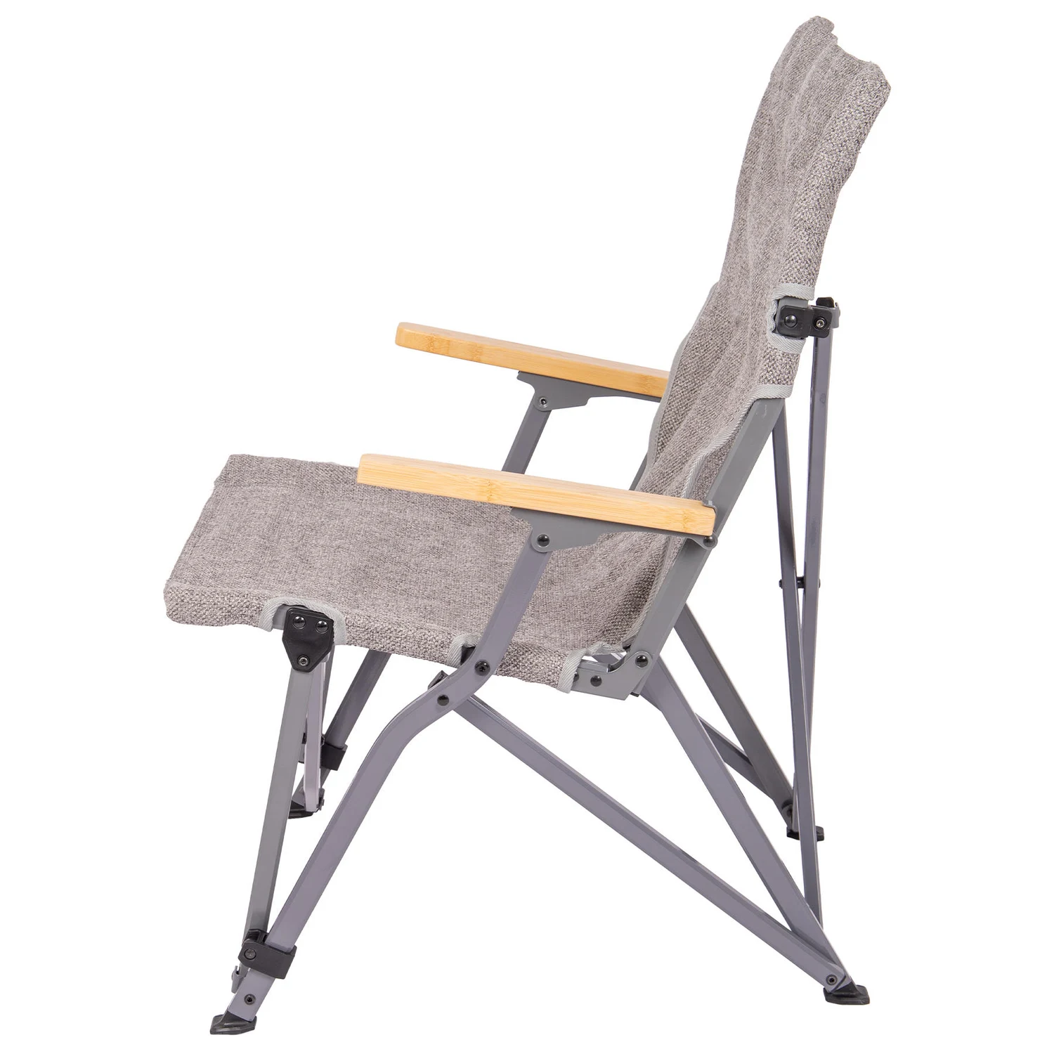 Крісло розкладне Bo-Camp Chelsea Grey 92х20х15 см алюміній сіре