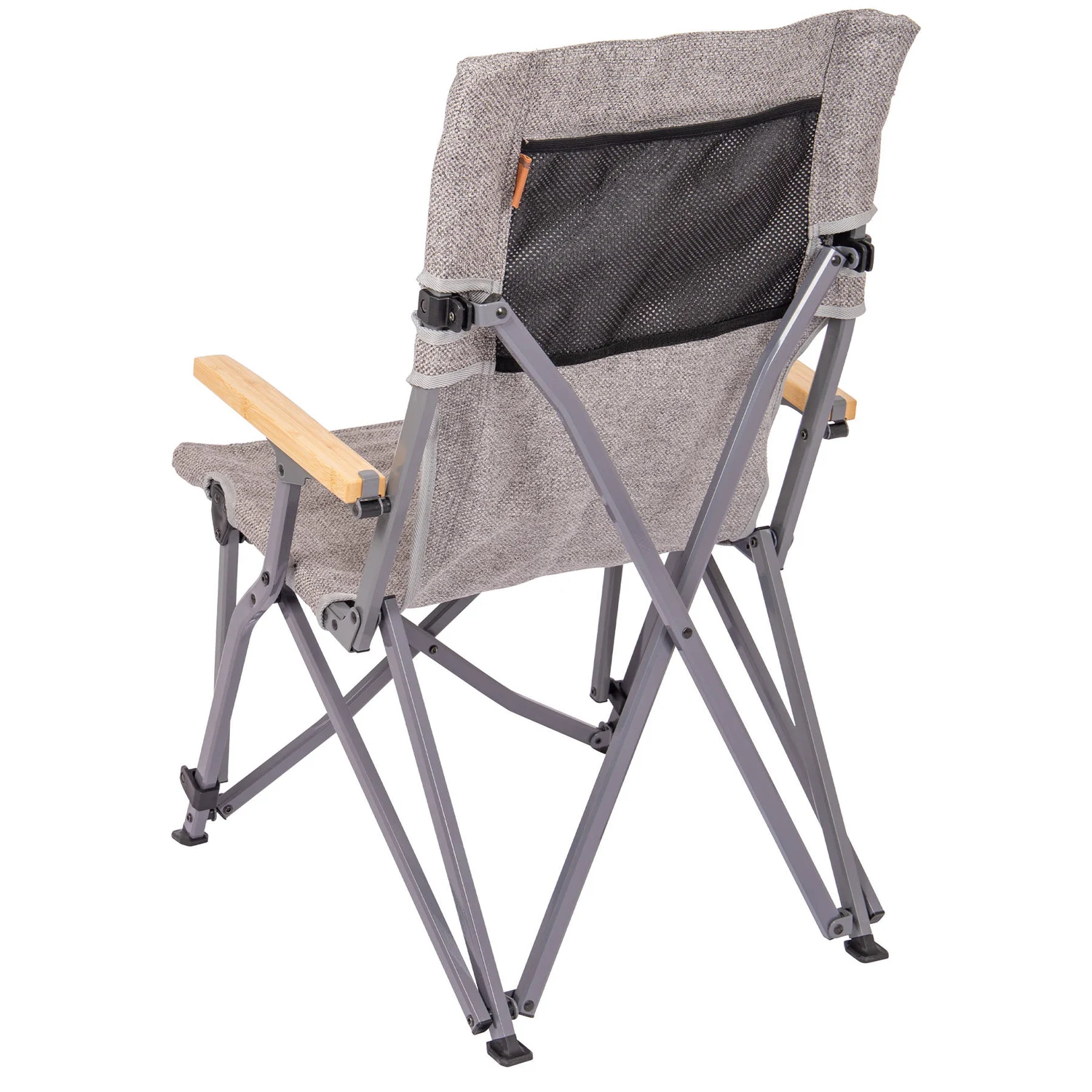 Крісло розкладне Bo-Camp Chelsea Grey 92х20х15 см алюміній сіре
