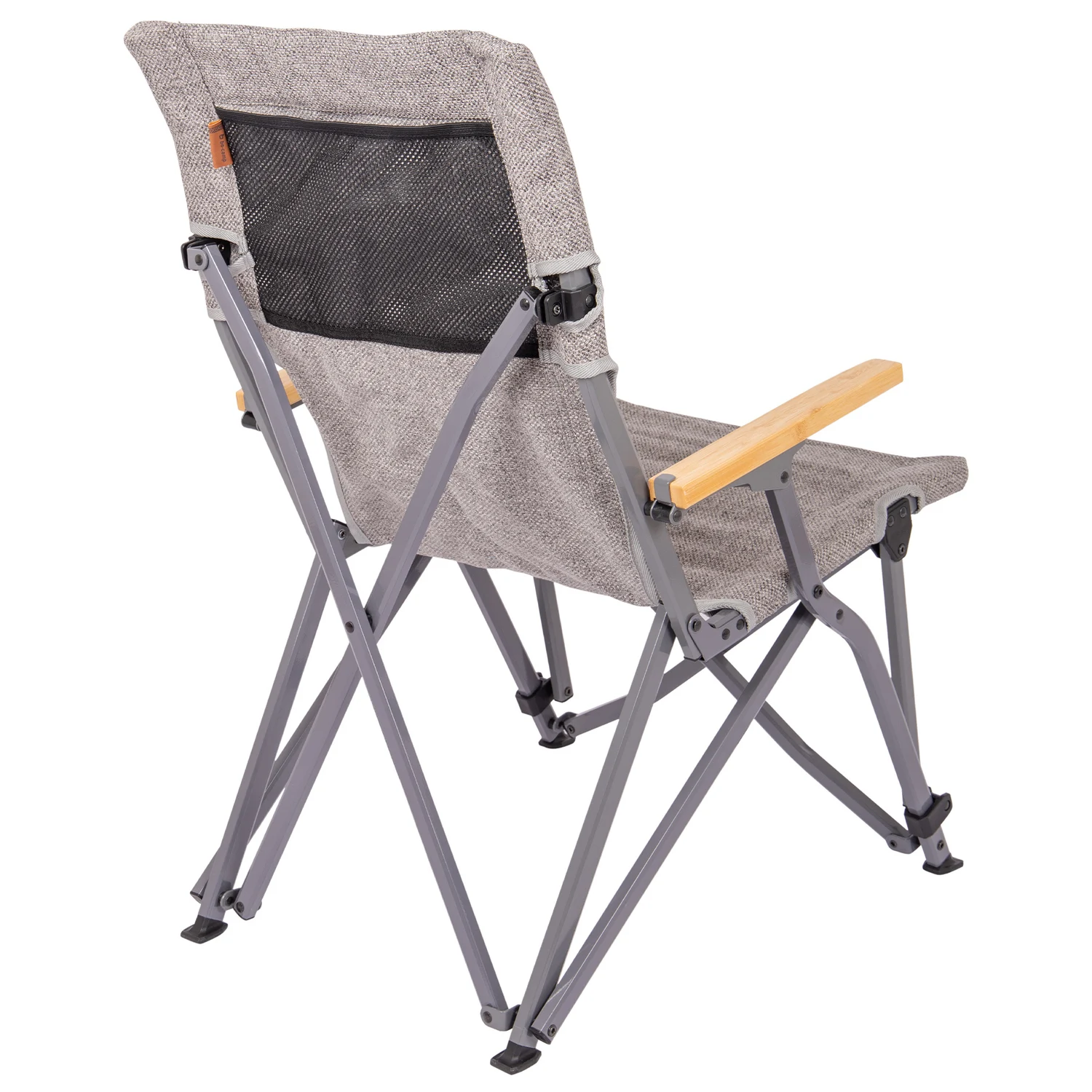 Крісло розкладне Bo-Camp Chelsea Grey 92х20х15 см алюміній сіре