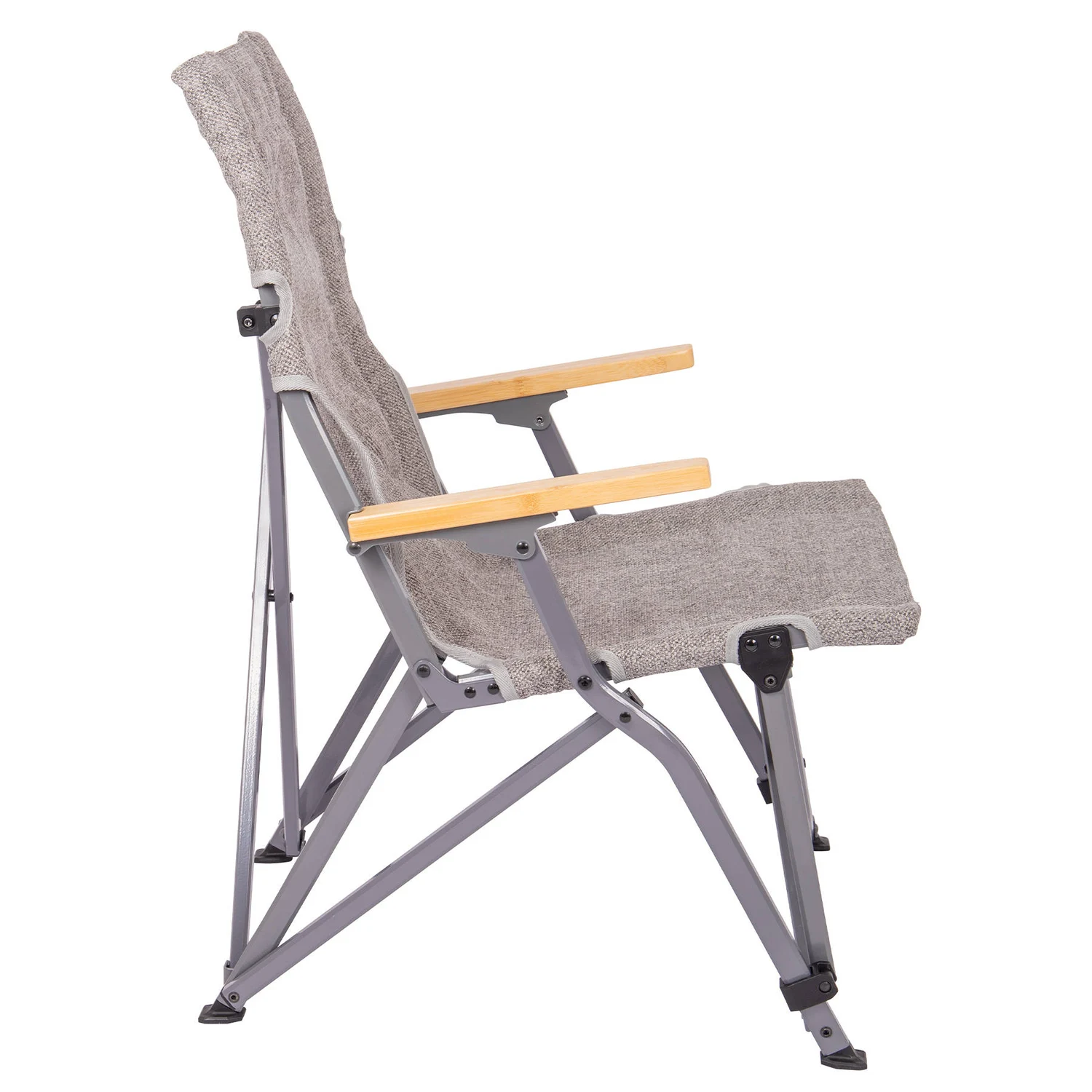 Крісло розкладне Bo-Camp Chelsea Grey 92х20х15 см алюміній сіре