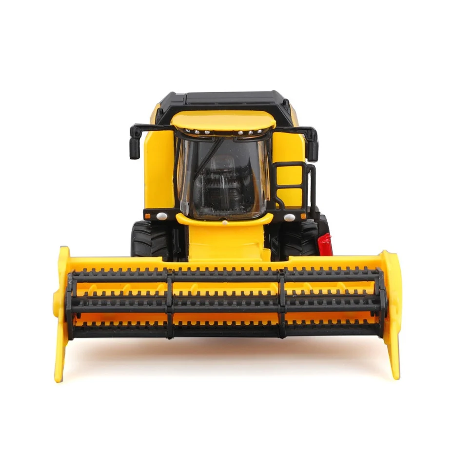 Автомодель зернозбиральний комбайн New Holland TC5.90 з жаткою метал, 18 см, жовтий, чорний