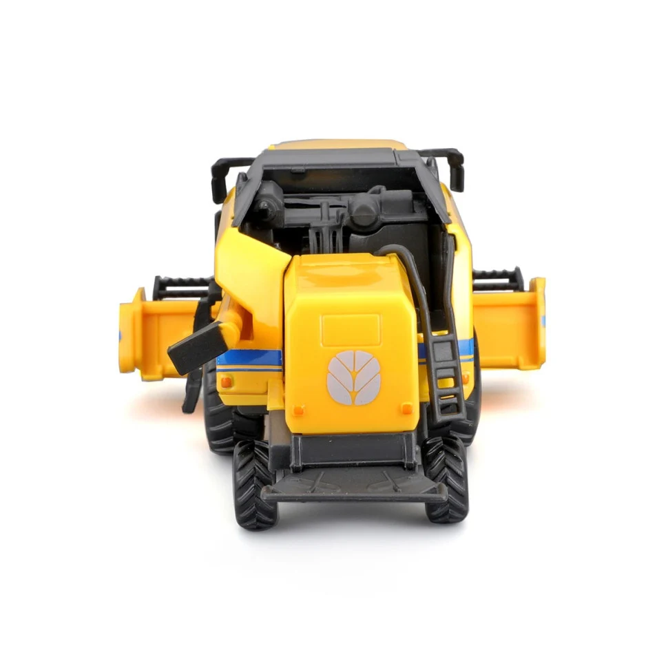 Автомодель зернозбиральний комбайн New Holland TC5.90 з жаткою метал, 18 см, жовтий, чорний