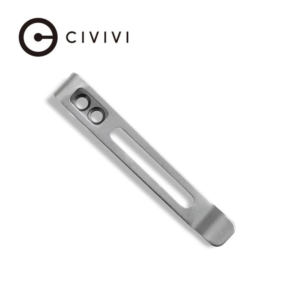 Кліпса кишенькова Civivi CA-05B-V1 нержавіюча сталь 50х6,8 мм