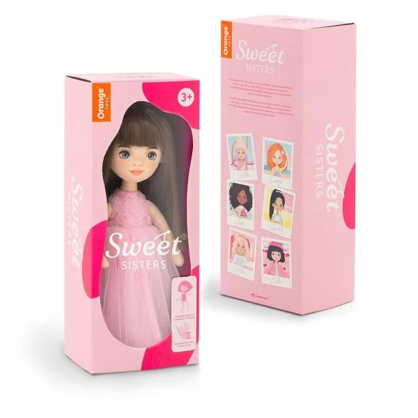 Лялька Sweet Sisters Софі гнучкий каркас текстиль пластик 30 см рожевий