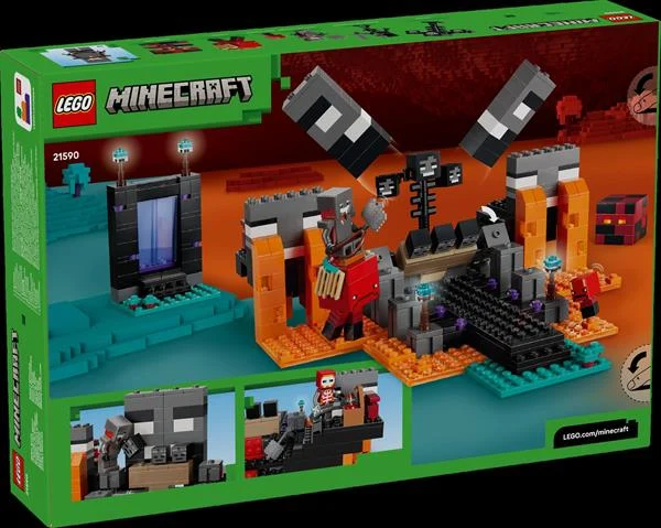 Конструктор LEGO Minecraft Битва за Візер 494 деталі Пластик Різнобарвний