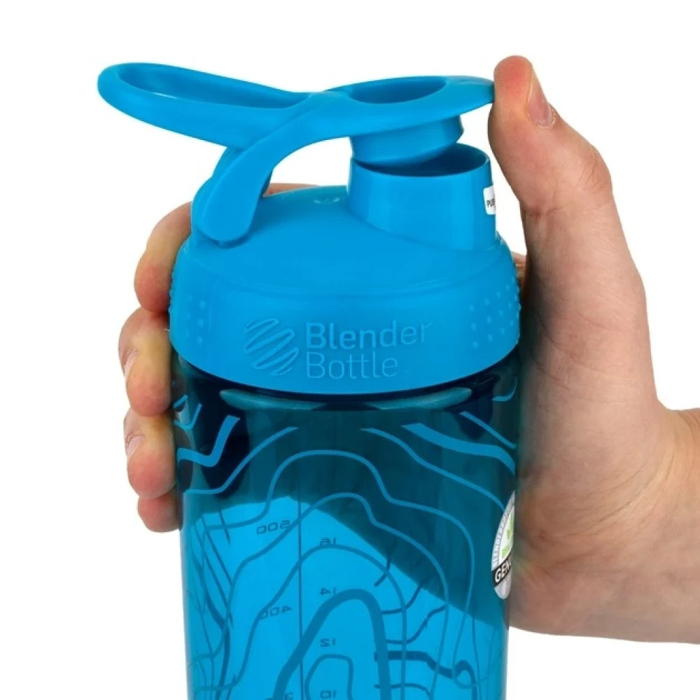 Шейкер спортивний BlenderBottle SportMixer Sleek 28oz/820ml Eastman Tritan Аква