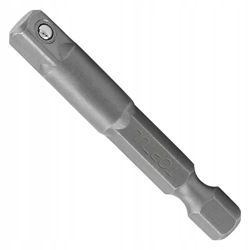 Перехідник для головок TOPTUL 1/4"x1/4" хромованадієва сталь L50 квадратний з шариковим фиксатором