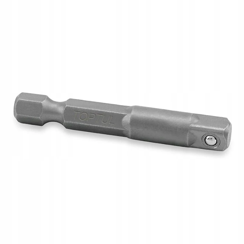 Перехідник для головок TOPTUL 1/4"x1/4" хромованадієва сталь L50 квадратний з шариковим фиксатором