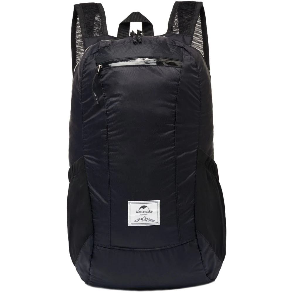 Рюкзак Naturehike Ultralight NH17A012-B 18 л Нейлон 42х23х17 см Чорний