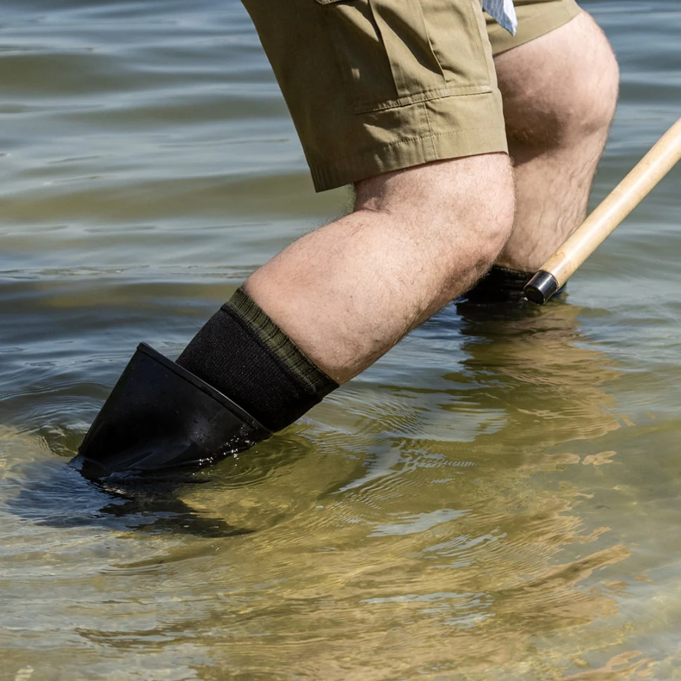Шкарпетки водонепроникні Trekking L 96% нейлон зелений смужка