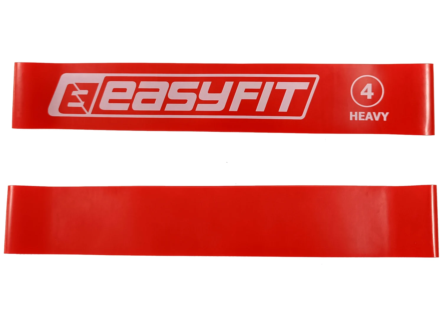 Резинка для фітнесу EasyFit №4 15 кг з латексу 600х50х1 мм червона