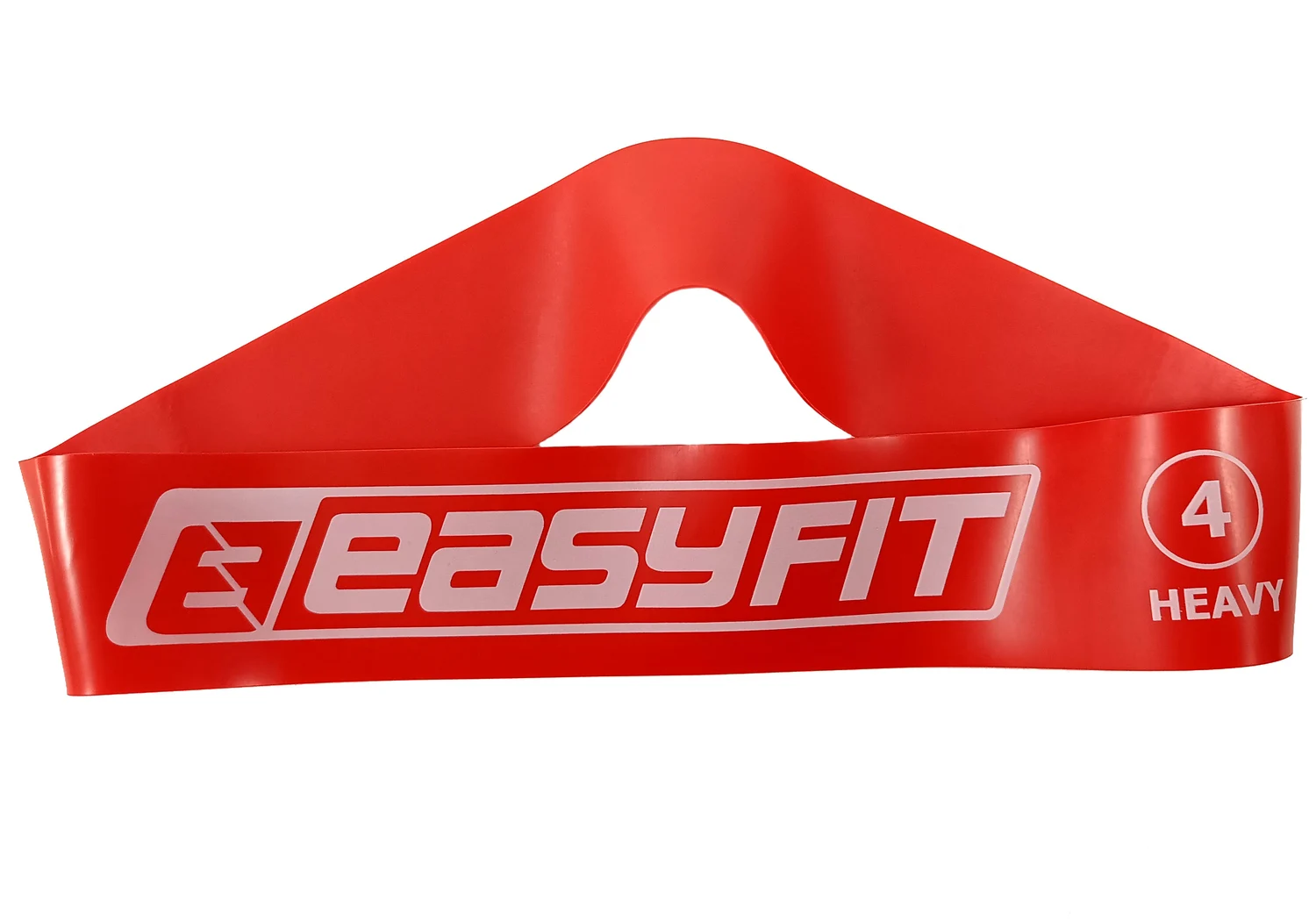 Резинка для фітнесу EasyFit №4 15 кг з латексу 600х50х1 мм червона