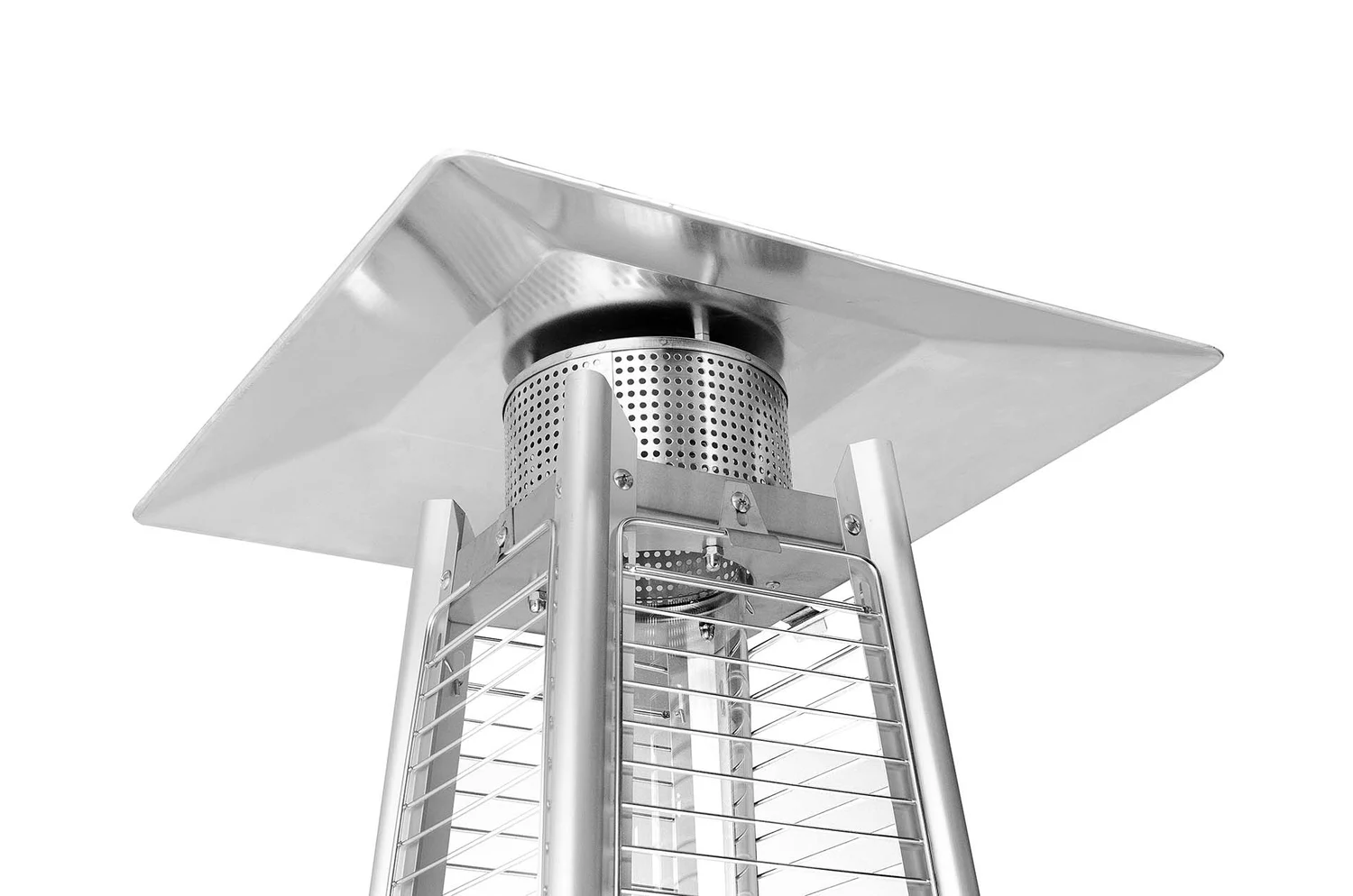 Газовий обігрівач Pyramid GRILLI 777414 13 кВт нержавіюча сталь 227х52х52 см