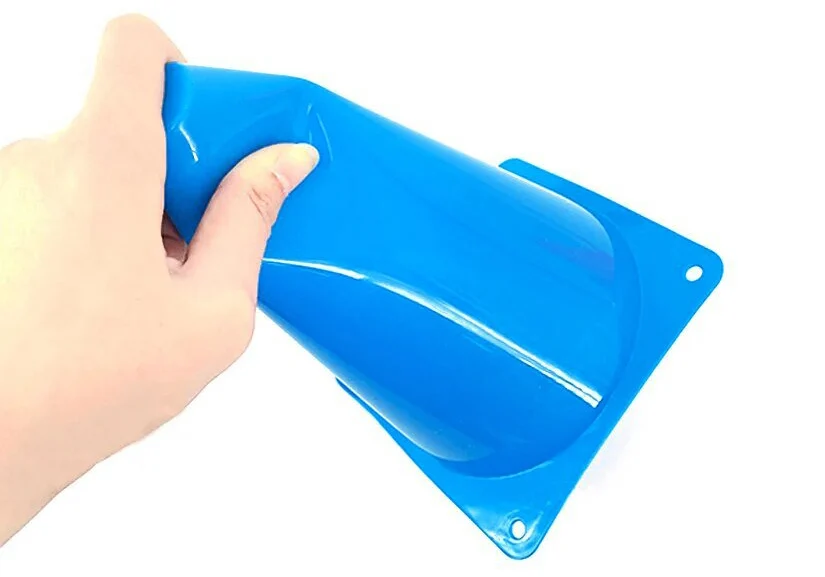Конус-фішка EasyFit 17 см PVC синя для футболу