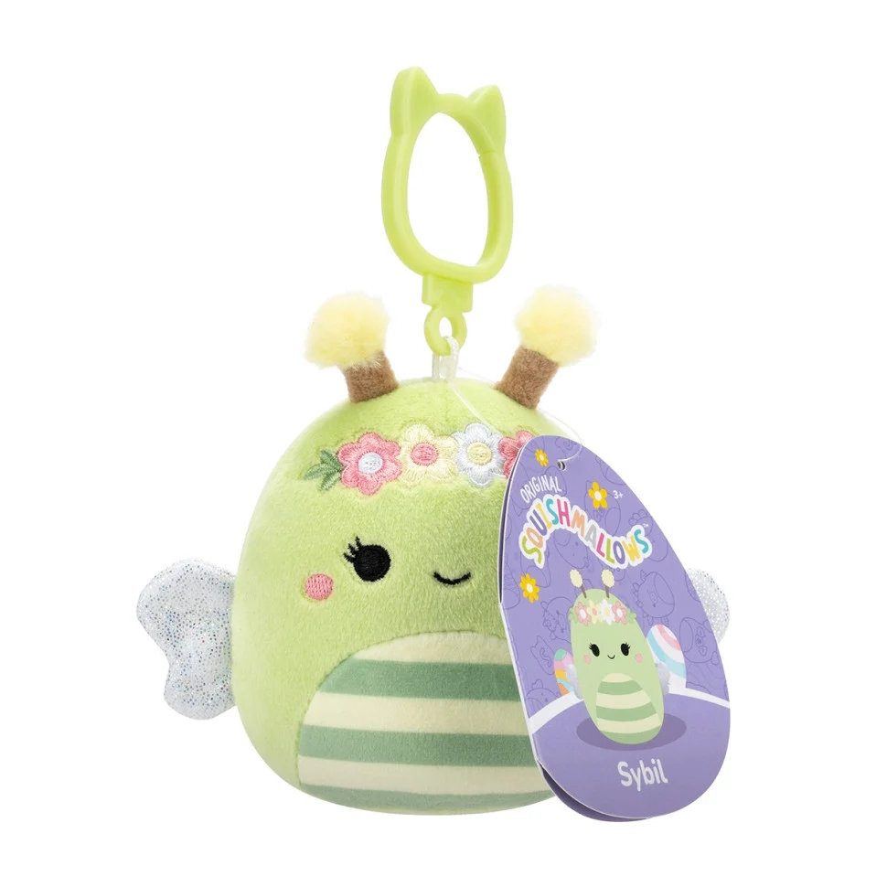 Мягка іграшка Бджілка 9 см Плюш Жовта Squishmallows SQCP00460