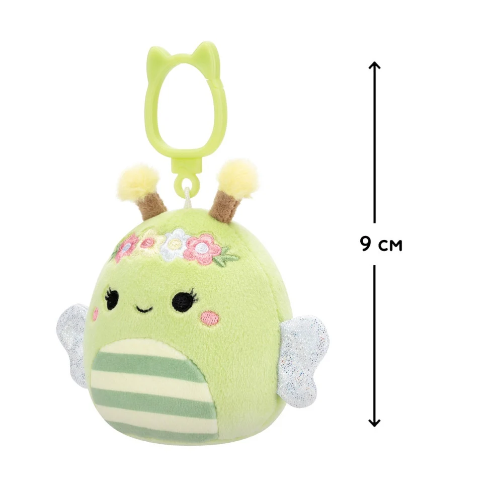 Мягка іграшка Бджілка 9 см Плюш Жовта Squishmallows SQCP00460