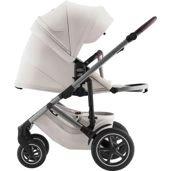 Прогулянкова коляска Britax-Romer Smile 5Z багатопозиційна молочний 90x40x57 см 13,8 кг