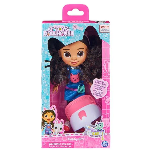 Лялька Gabby's Dollhouse стильна мандрівниця 20 см пластикова знімні аксесуари
