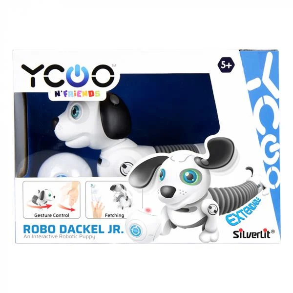 Робот-собака Silverlit Dackel Junior радіокерування 26 см пластик чорний