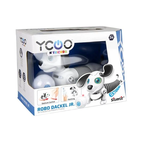 Робот-собака Silverlit Dackel Junior радіокерування 26 см пластик чорний