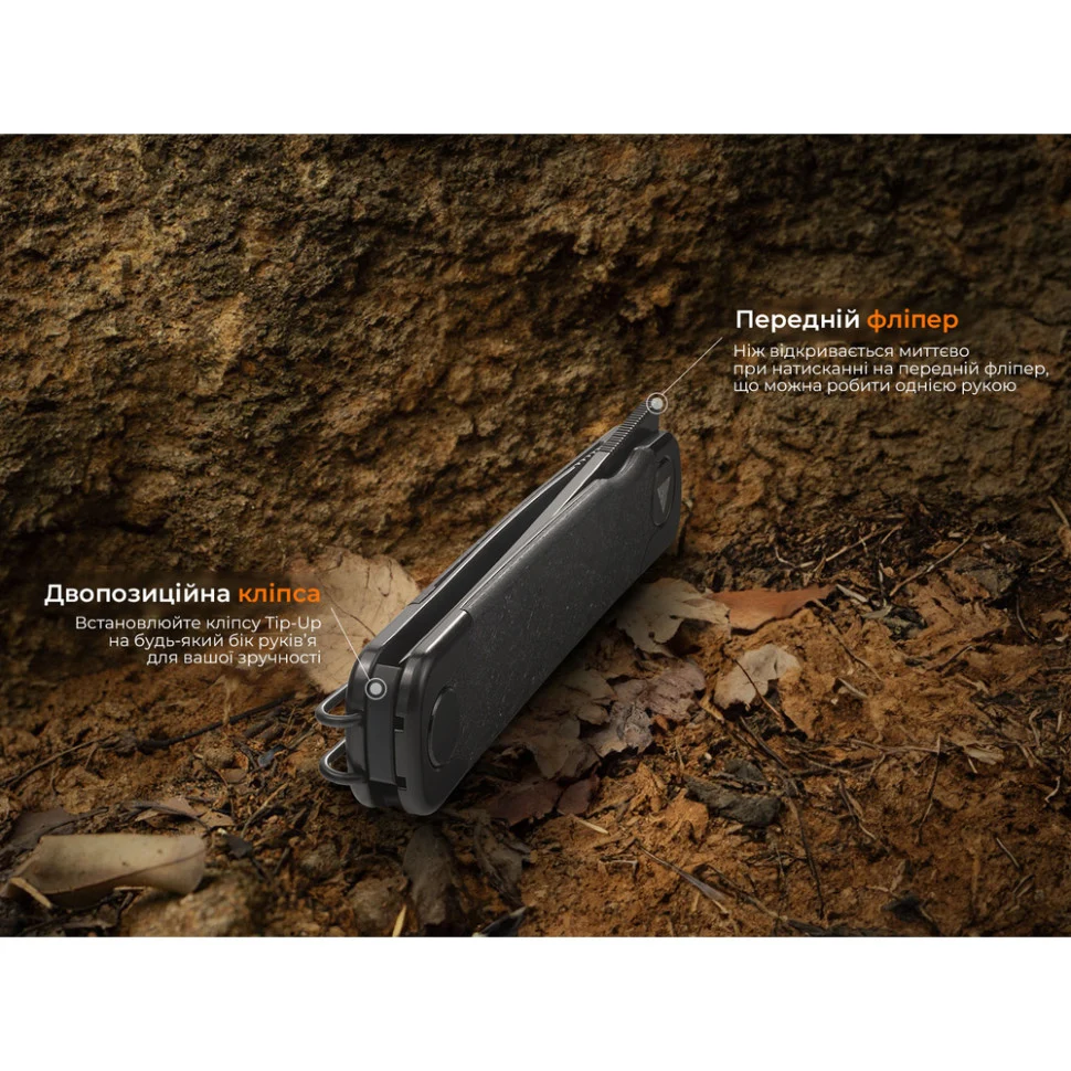Складаний ніж SRM Enso 131M-GB 74 мм Sandvik 14C28N чорний 176 мм